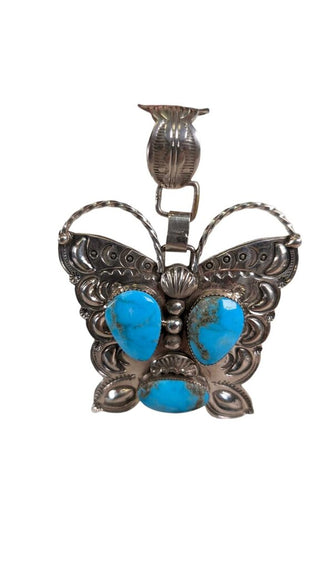 Turquoise Butterfly Pendant