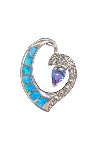 SS Stone Pendant