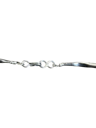 Five Strand Liquid Silver Necklace