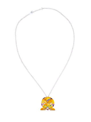 Sterling Chain with Cat Pendant Necklace