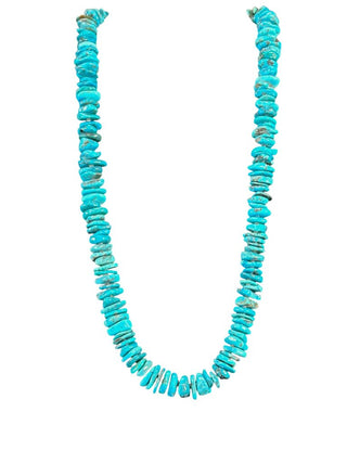 Polished stone chip necklace