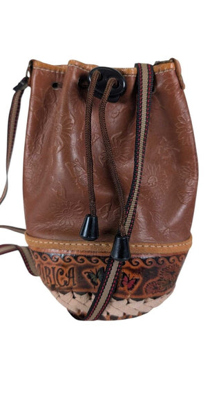 Mini Tooled Leather Costa Rica Pouch