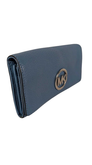 Bi-fold MK Pebbled Leather (Match Purse)