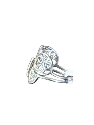 Sterling butterfly ring