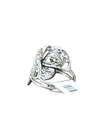 Sterling butterfly ring