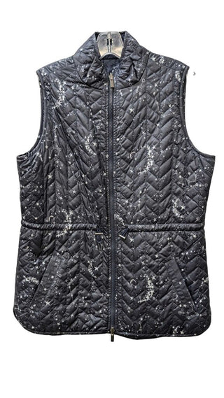Reversible Solid/Constellation Print Long Puffer