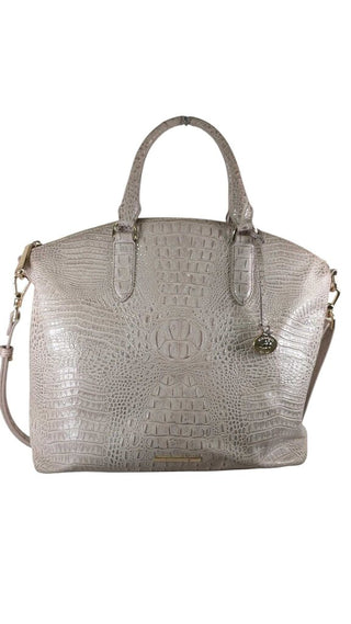 Embossed Leather Satchel