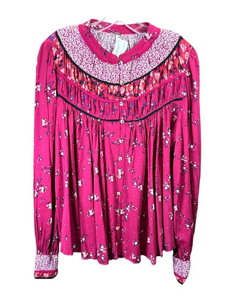 NWT Print Long Sleeve Blouse