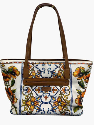 Bella Lucca Coated Canvas Floral Tote