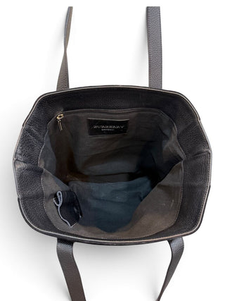 Buckle Suede & Leather Tote