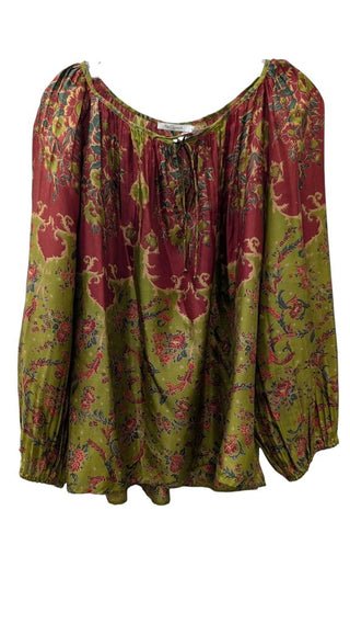 Silk Print Blouse