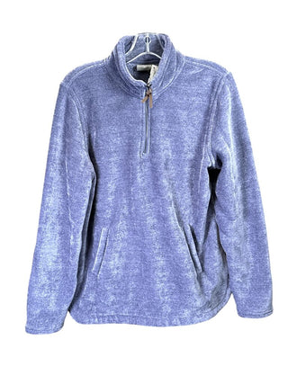 Half zip chenille fleece