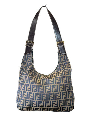 Zucca hobo bag canvas/leather