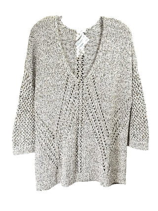Marled v neck