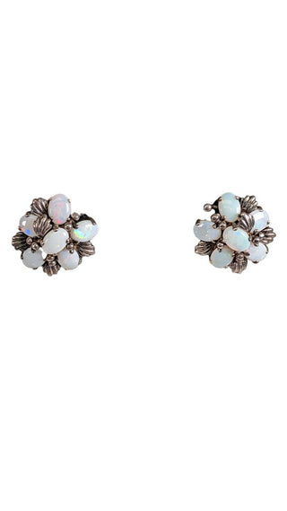 SS Stone Clip Earrings
