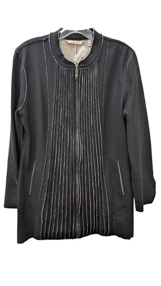 Zip Front Cotton Wool Blend