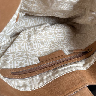 Suede slouch Hobo