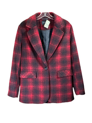 Plaid Button Front