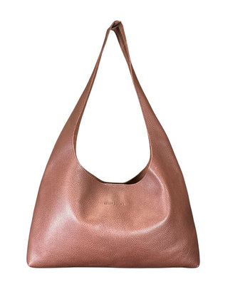 Pebbled Leather Slouchy Shoulder