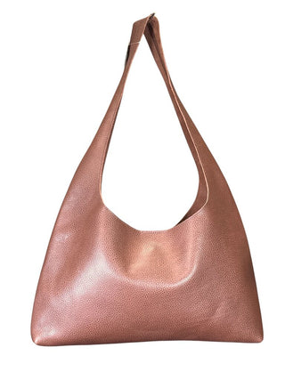 Pebbled Leather Slouchy Shoulder