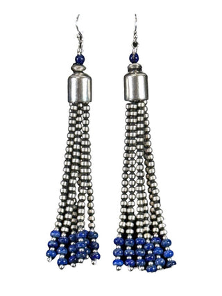 SS Stone Dangle Earrings