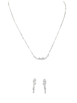 SS Necklace Earring Set