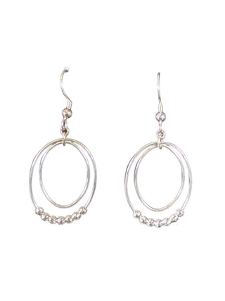 SS Double Hoop Earrings