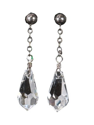 SS Crystal Dangle Earrings