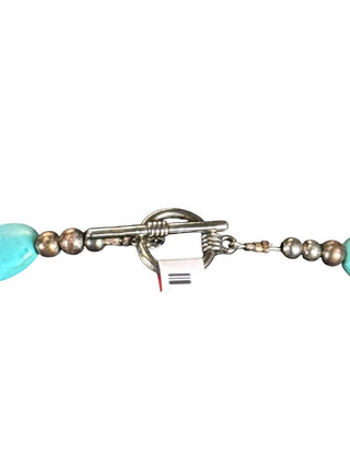 Faux Turquoise Stone Necklace