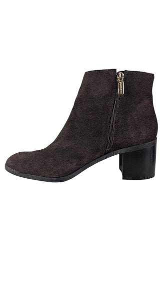 Suede Block Heel