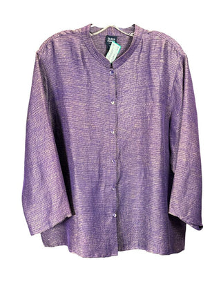 Silk Blend Button Front