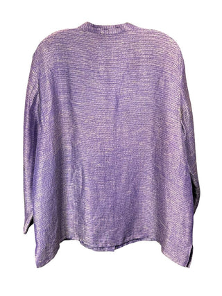 Silk Blend Button Front