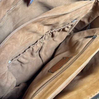 Leather Tooled Tote