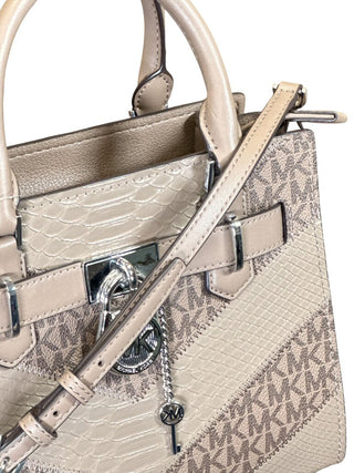 Embossed Leather Satchel