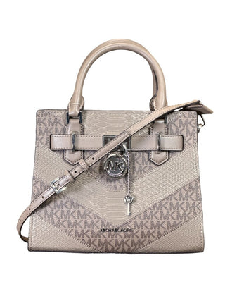 Embossed Leather Satchel
