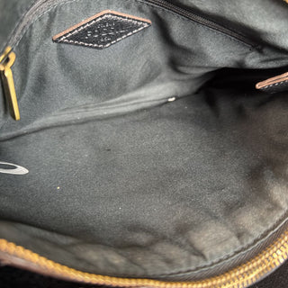 Small Leather Triple Pocket Crossbody
