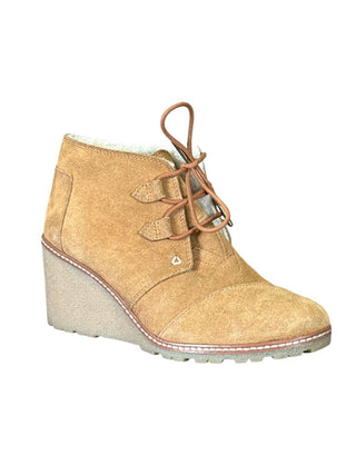 Suede Wedge