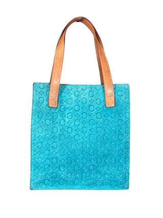 AS IS C Macadam Suede Tote