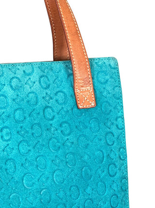 AS IS C Macadam Suede Tote