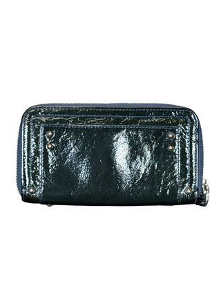AS IS Patent Leather Zip Around