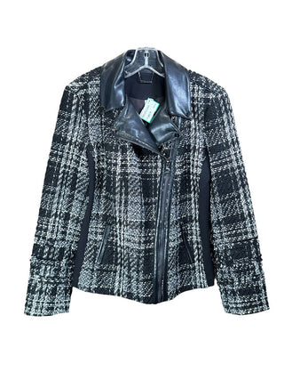 Tweed Zip Front