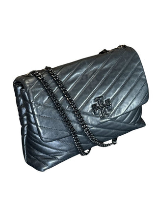 Quilted Leather Chain Strap