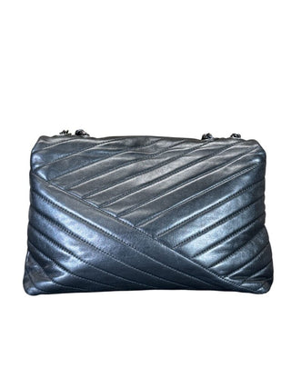 Quilted Leather Chain Strap