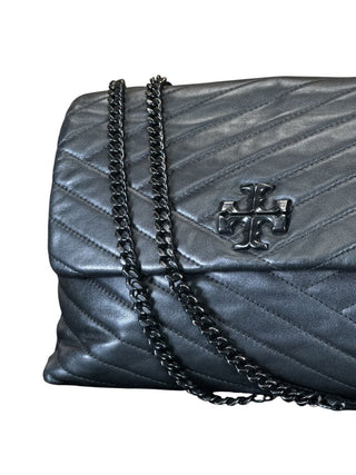 Quilted Leather Chain Strap