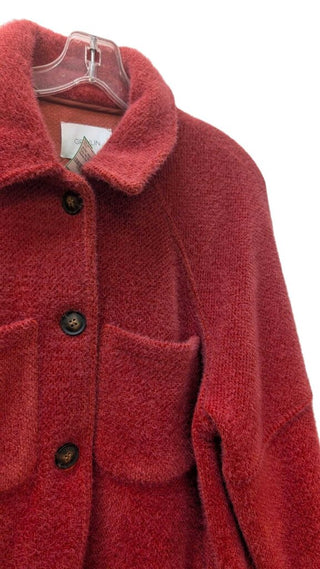 Fuzzy Shirt Button Up w/ Pockets