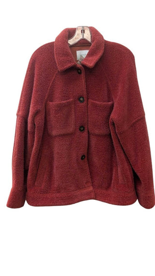 Fuzzy Shirt Button Up w/ Pockets