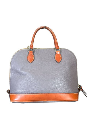 Pebbled leather satchel