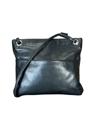 Pebbled leather crossbody