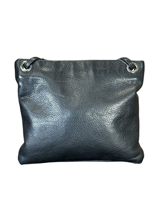 Pebbled leather crossbody