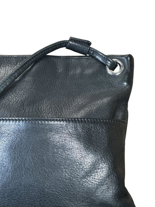 Pebbled leather crossbody
